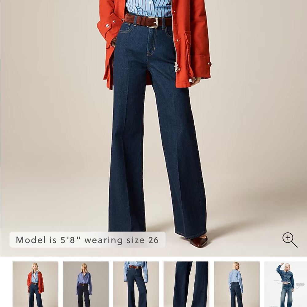 J. Crew Women’s High Rose Denim Trouser Jeans